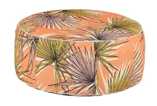 inflatable pouf orange