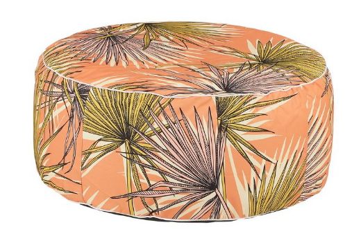 inflatable pouf orange