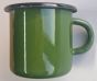 enamel mug darkgreen