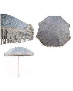 Umbrella with leaves lightgreen