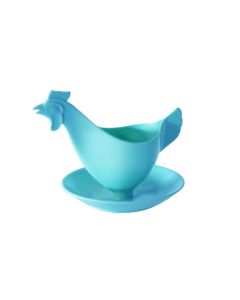 egg cup chicken blue