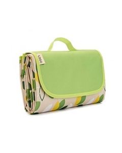 Foldable beachmat leaves yellow-green