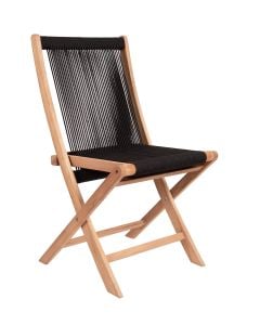 Rope chair black