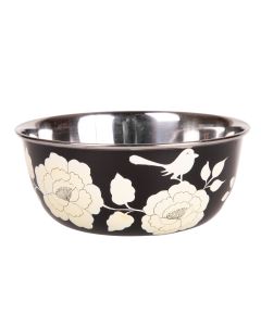 RVS handpainted bowl India black
