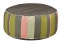 inflatable pouf striped green