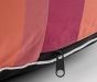 Aufblasbarer Hocker Novia 53cm Orange / Lila