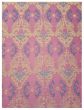 Plastic outdoor carpet Ikat terra/yellow/red