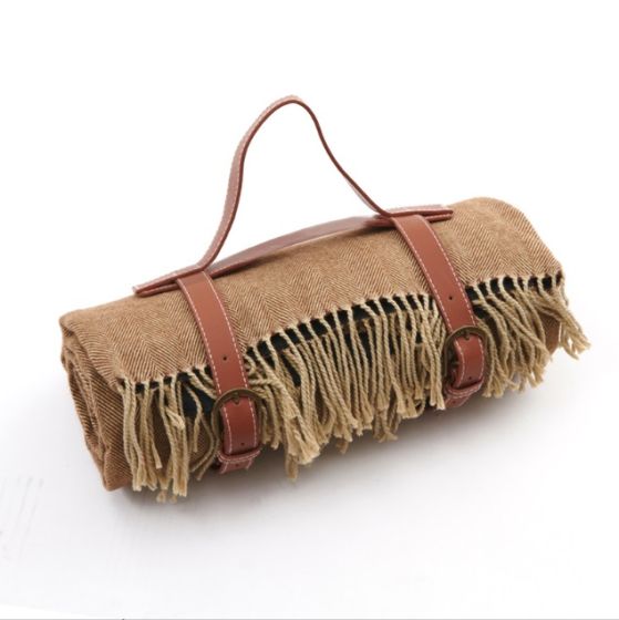 picnic blanket brown
