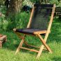 ByMoose Silla plegable Rope Chair Negro – imagen de ambiente