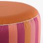 Aufblasbarer Hocker Novia 53cm Orange / Lila