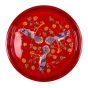 RVS Tray handpainted red