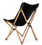 Klappbarer Liegestuhl Schmetterling, Butterfly chair schwarz
