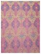 Outdoor-Teppich aus Kunststoff Ikat terra/gelb/rot