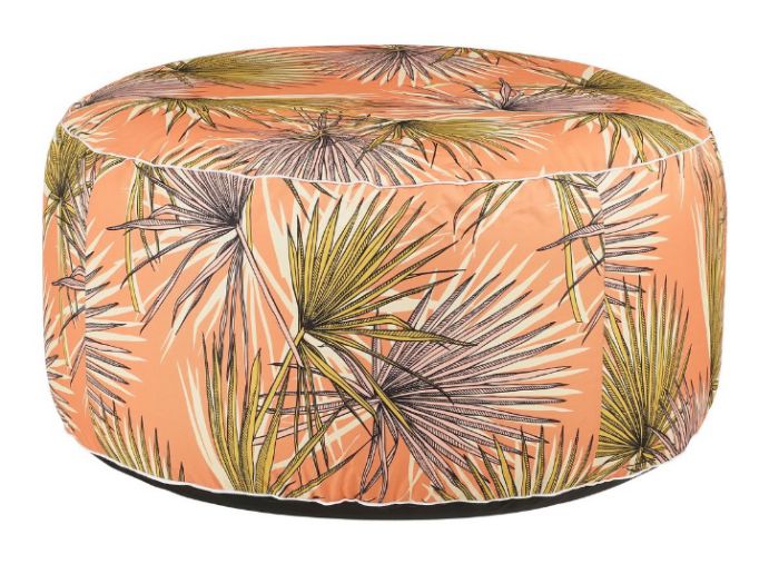 inflatable pouf orange