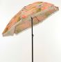 umbrella palmleaves orange tilted